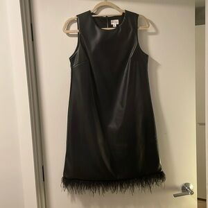 LIKE NEW Forcynthia Faux Leather Dress (S)